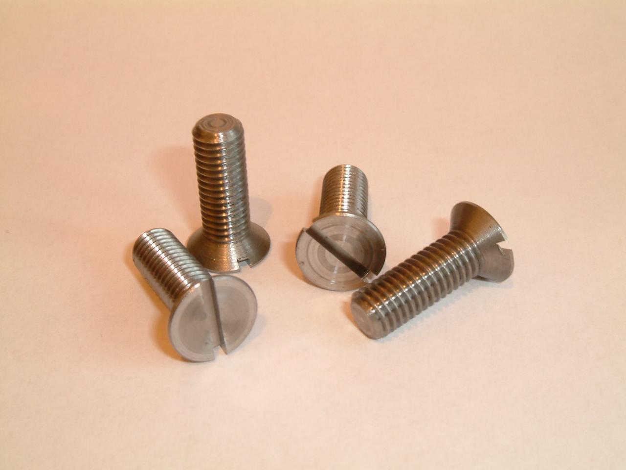 1.50" long. 1/4" BSW BRASS BOLTS SETS of 5 pcs--Hex head,100 bolts available