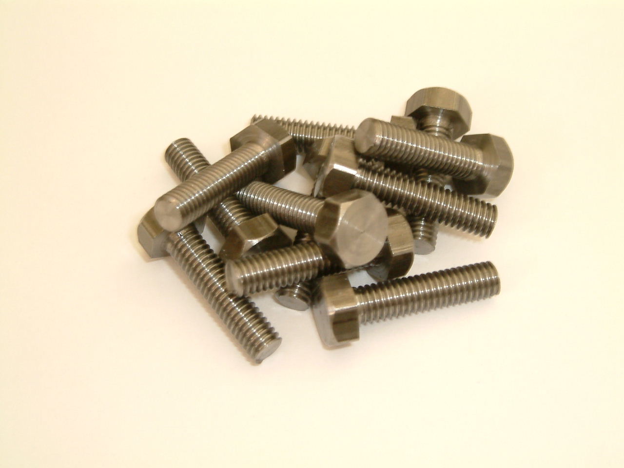 10  2" X 3/16 Whitworth Hexagon steel  Bolts With Nuts 