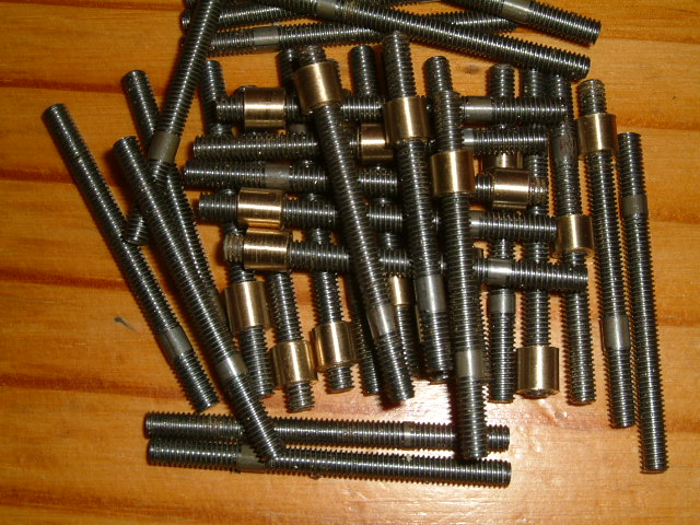 S2-20 Pack Land Rover Lucas CW Motor Parts S1 3BA Brass Nuts 